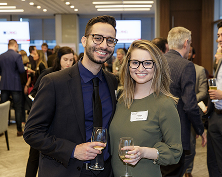 Alumni at Gryphons on Bay Street