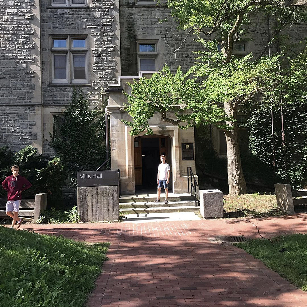 Mills Hall in summer