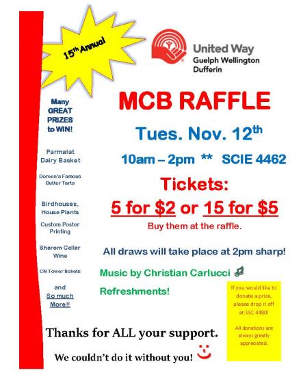 MCB United Way Raffle 2019