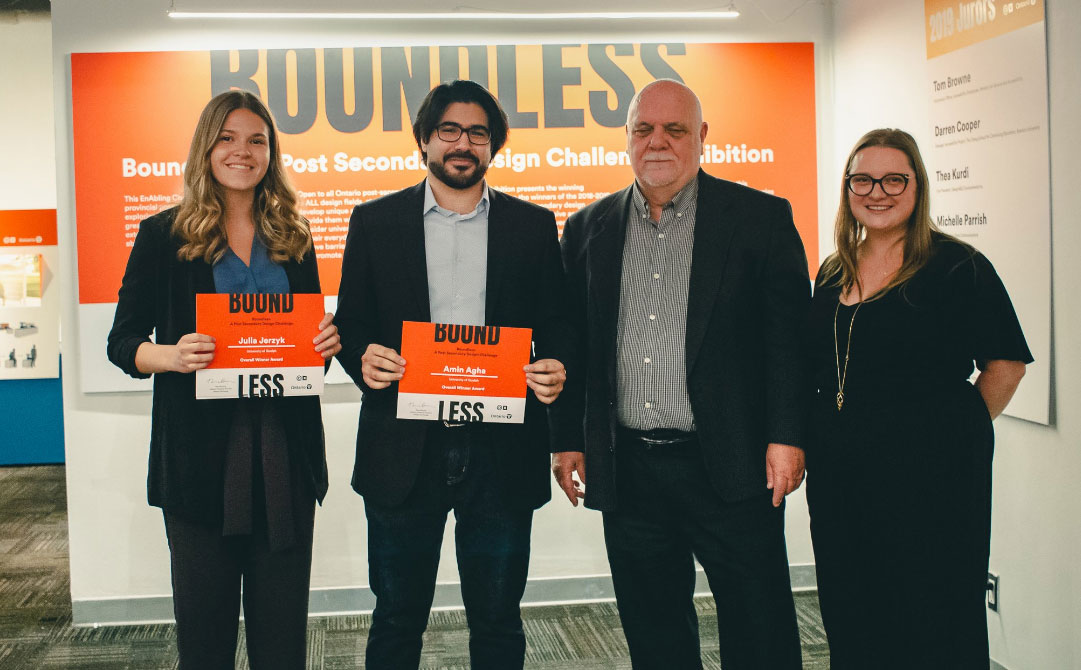 The winners of the design contest.