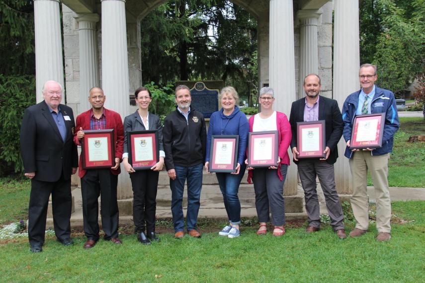 Group shot of award recipients.