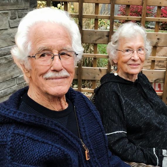 Joe and Barb Maxwell smiling for the camera