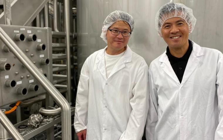 Head shot of Erik and Francis Lo at the Yoso production facility in Cambridge, Ont.
