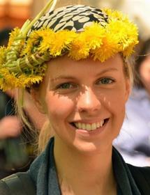 Headshot of Vanessa Cipriani in floral crown.