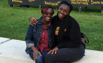 E'layna and her mom.