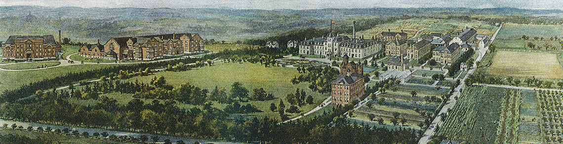 a portrait of the University of Guelph in 1906