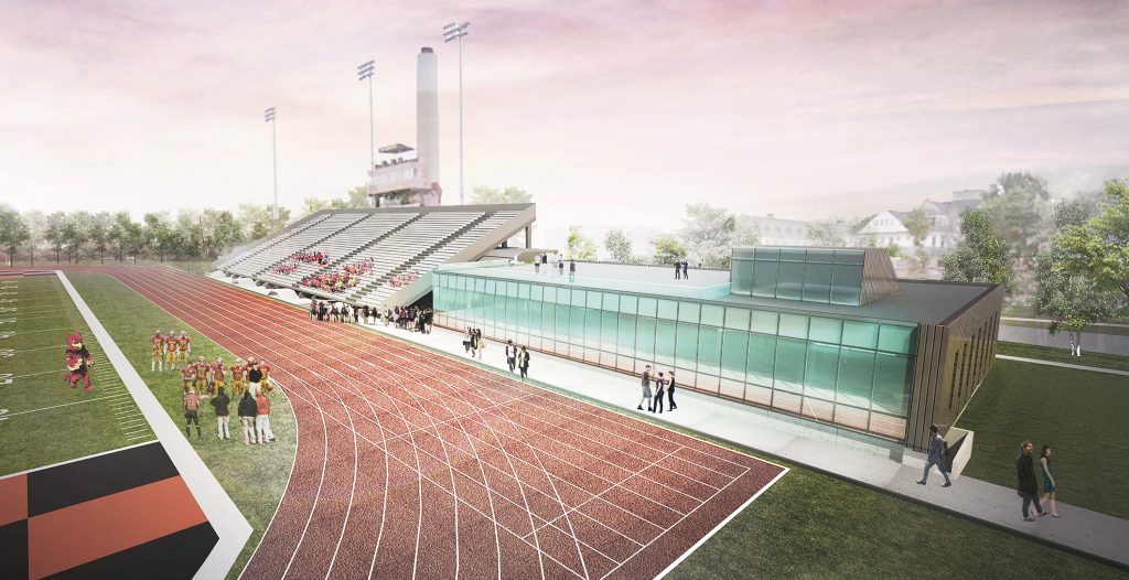 New football facility at U of G is privately funded by Angel Gabriel Foundation.
