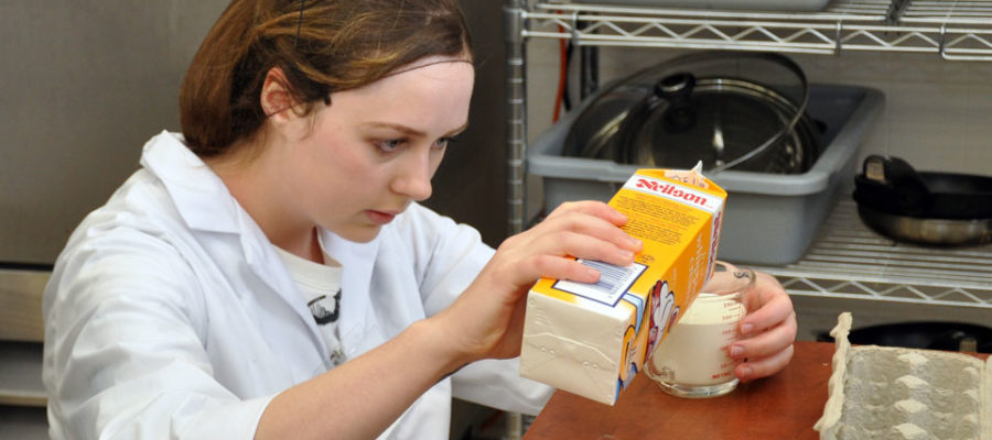 Students learn food basics and cooking skills at the University of Guelph.