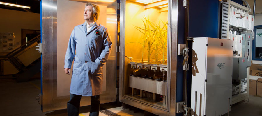 University of Guelph scientist Mike Dixon grows food in barren places