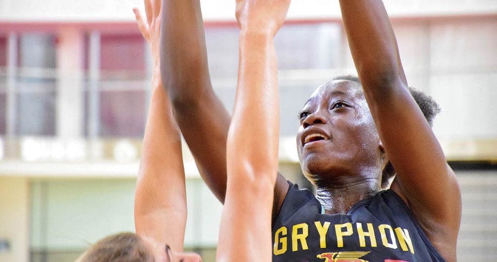 Nyasha Mombeshora is a second-year guard on the Gryphon women’s basketball team.