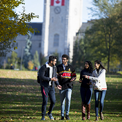 Gryph, the University of Guelph mascot, to represent Admission Services