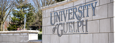 Gryph, the University of Guelph mascot, to represent Admission Services