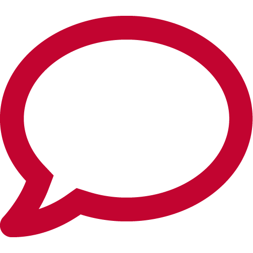Symbol of a chat bubble