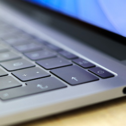 Close-up of computer to represent Registrarial Systems and Technology