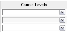 Select Course Levels