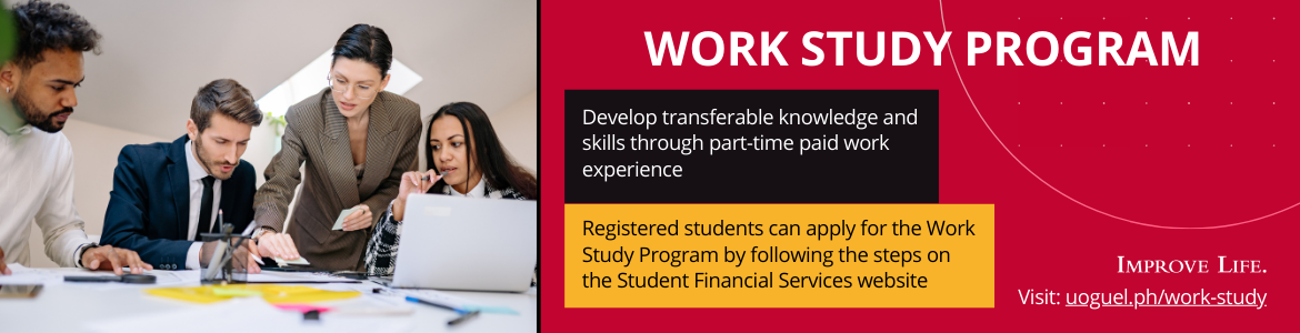 Develop transferable knowledge and skills through part-time paid work experience. Registered students can apply by following the steps on the Student Financial Services website.