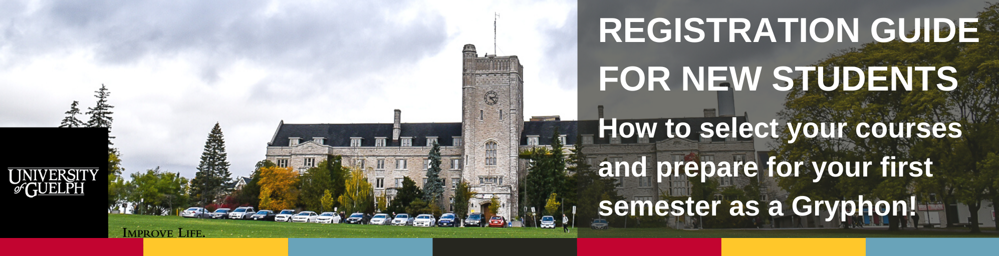 The Registration Guide for New Students contains information about how to select courses and prepare for your first semester as a Gryphon