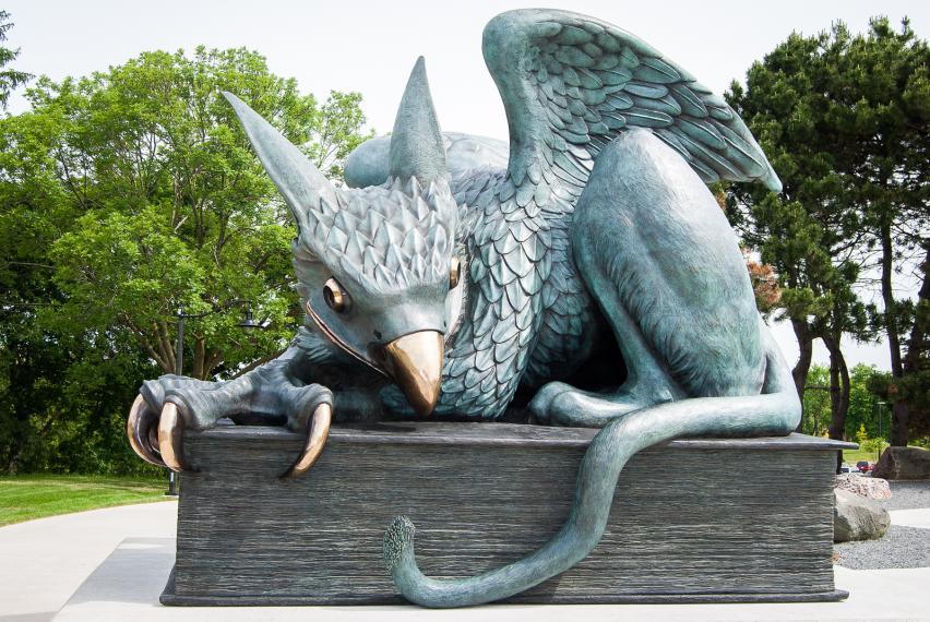 University of Guelph Gryphon Statue