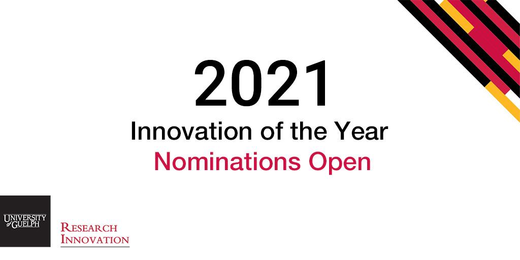 Stylized Text: 2021 Innovation of the Year Nominations Open