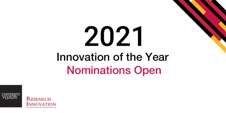 Stylized Text: 2021 Innovation of the Year Nominations Open