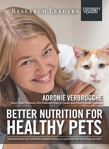 Better nutrition for healthy pets: Obesity prevention and treatment for companion animals are achieved through research and education