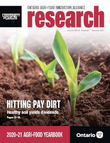 cover of most recent research magazine