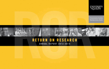 Cover of Return on Research Annual Report 2013-2014