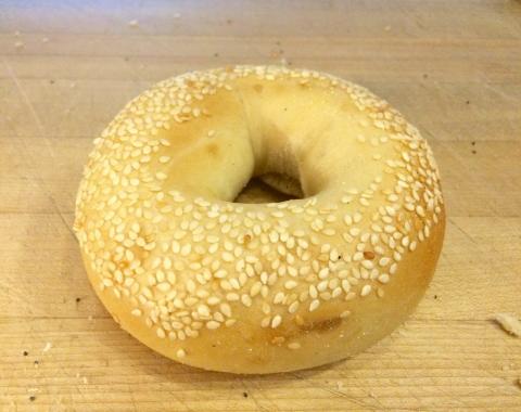Photo of a bagel