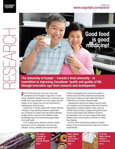 Cover of good food is good medicine showing a couple drinking milk