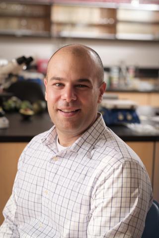 A headshot of Dr. Paul Spagnuolo in his lab