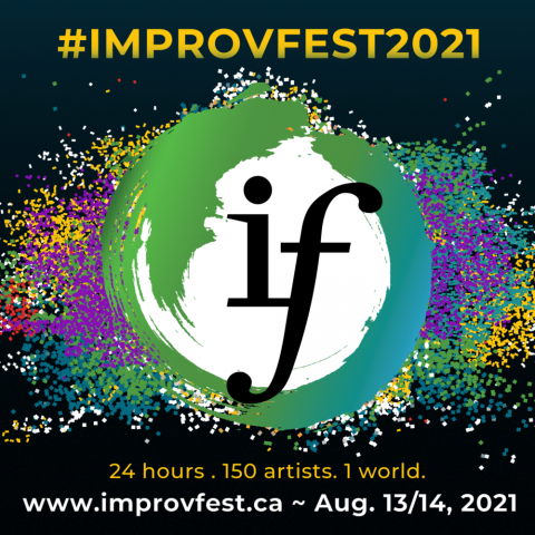 Poster for the ImprovFest 2021 - graphic