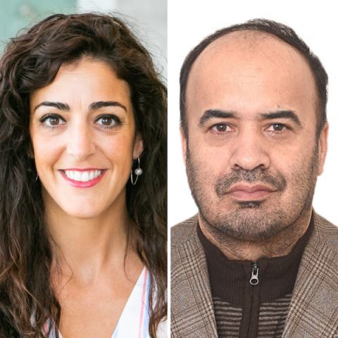 Headshots of Dr. Ángela Cánovas and Dr. Javed Sidiqi.