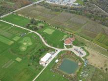 Aerial view of Guelph Turfgrass Institute