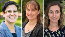 Dr. Giannina Descalzi, Dr. Nicole Ricker and Dr. Heather Murphy