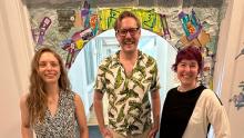 Elizabeth Porter, Dave Dowhaniuk and Dr. Shoshanah Jacobs