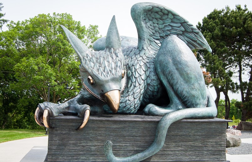 University of Guelph Gryphon Statue