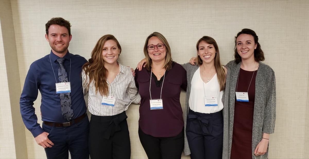 UofG students and Dr. Sheri Longboat at CWRA conference