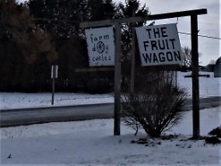 Farm Dog Cylce and The Fruit Wagon Signs