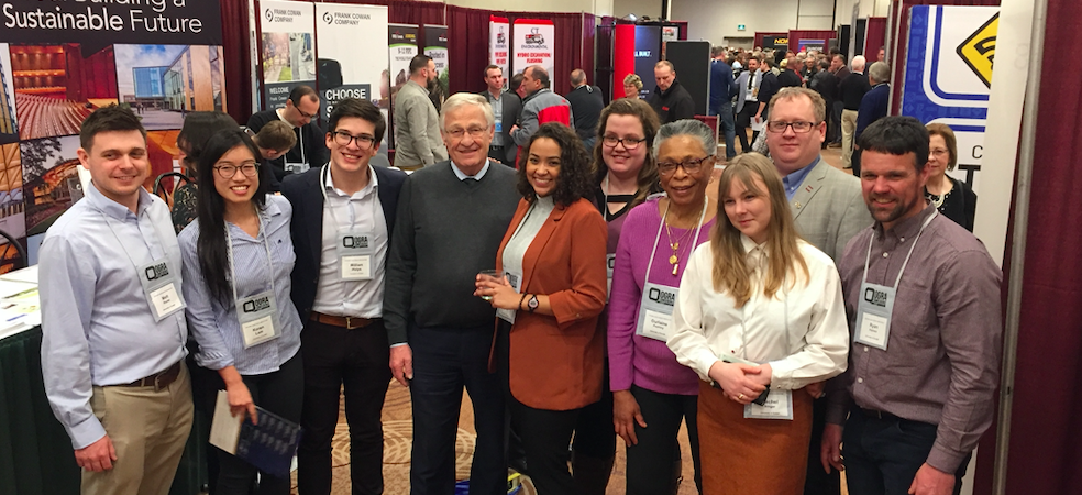 University of Guelph Students and Professor at the Libro Credit Union annual conference