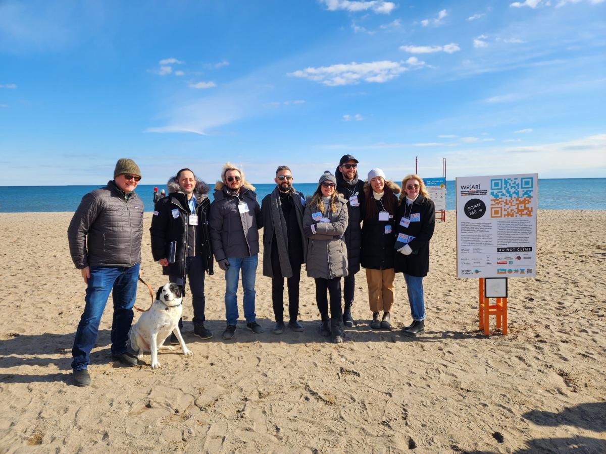 UofG WE[AR] team at Woodbine Beach