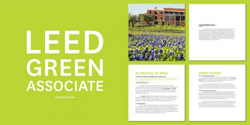 A page from the LEED Green Associate Handbook