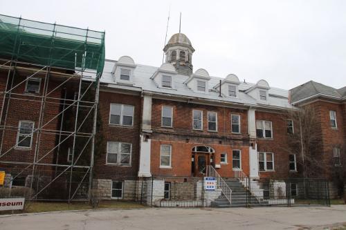 Woodland Cultural Centre building under construction