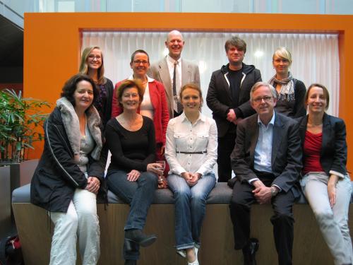 Participants from Canada, Germany, Latvia, and the Netherlands pose together at the seminar