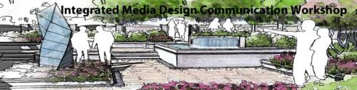 Rendered drawing of Integrated Media Design Communication Wokshop