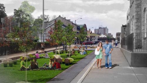 City of Guelph, Wilson Street Promenade Proposal Drawing