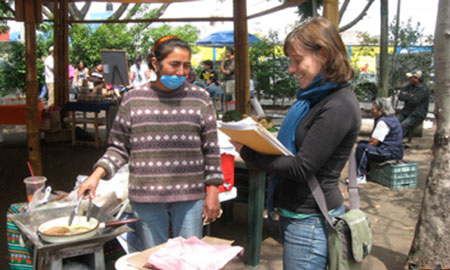 Field Work at Organic Market