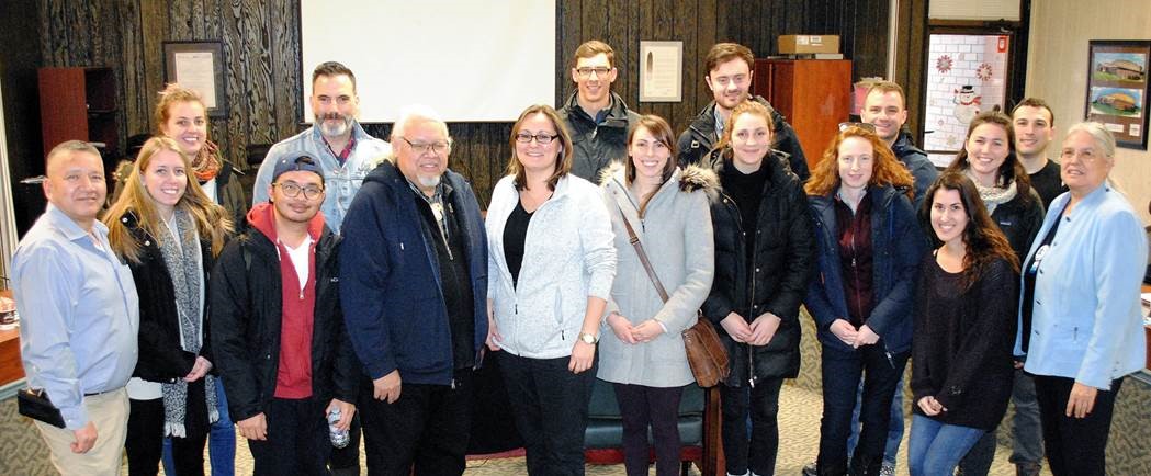 Student group photo at Six Nations Grand River Territory