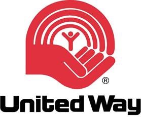 United Way logo with red hands 