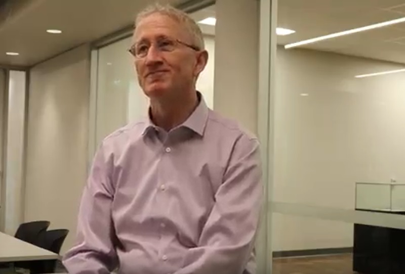 Wayne Caldwell interviewed in office