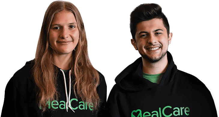 Kiana Gibson and David Sahai, co-founders of MealCare Guelph